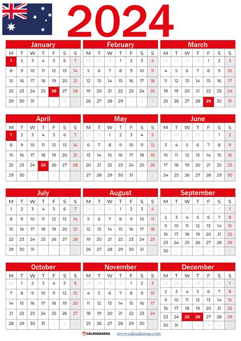 easter 2024 calendar australia